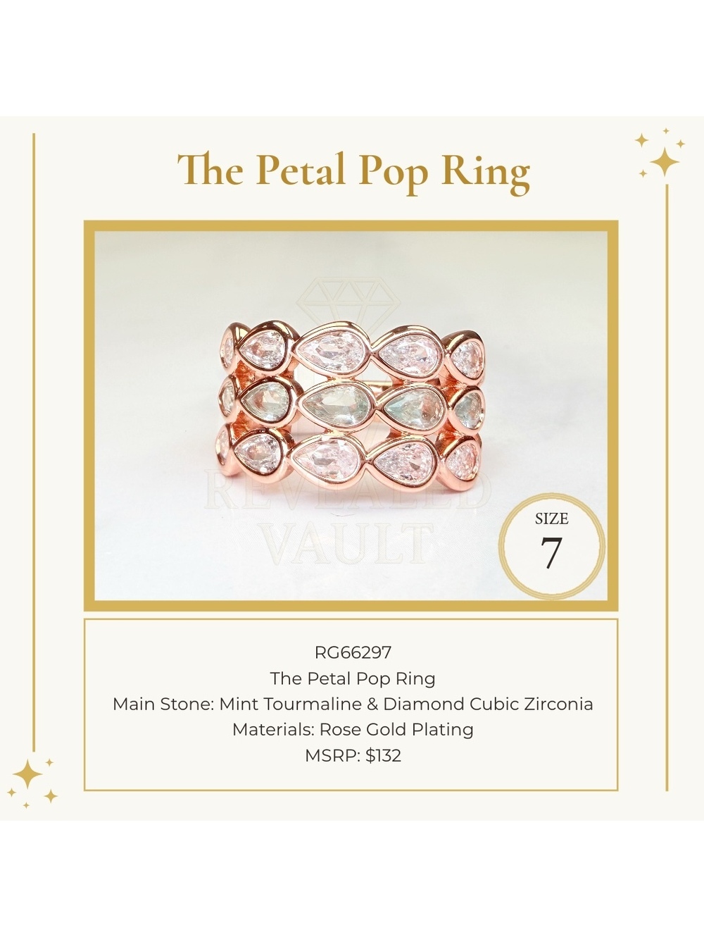 The Petal Pop Ring - Size 7 - OG